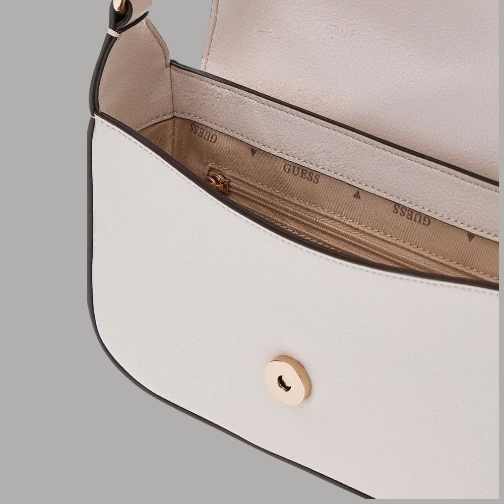 Borsa a spalla Guess Ruby con patta e tracolla removibile - 7