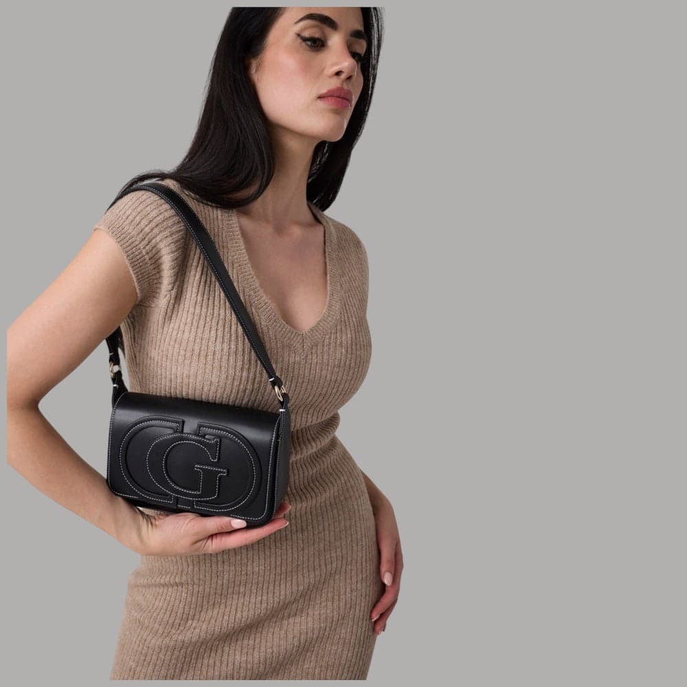 Borsa a spalla Guess Ruby con patta e tracolla rimovibile - 2