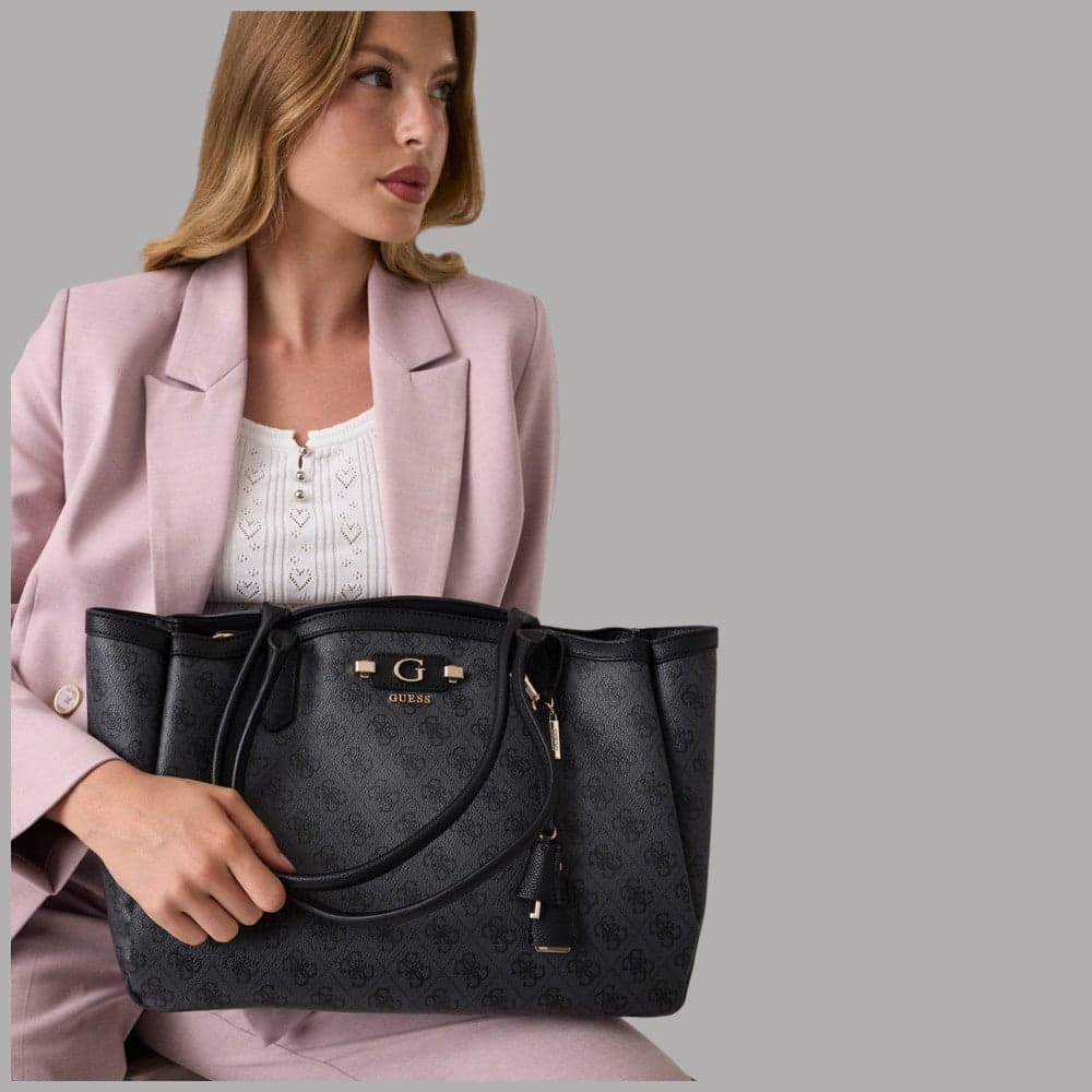 Borsa tote Guess Lindsey con logo e chiusura zip - 2