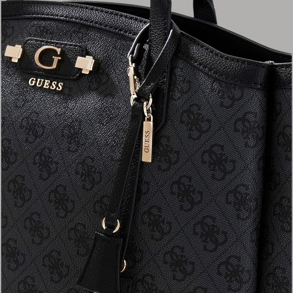 Borsa tote Guess Lindsey con logo e chiusura zip - 4