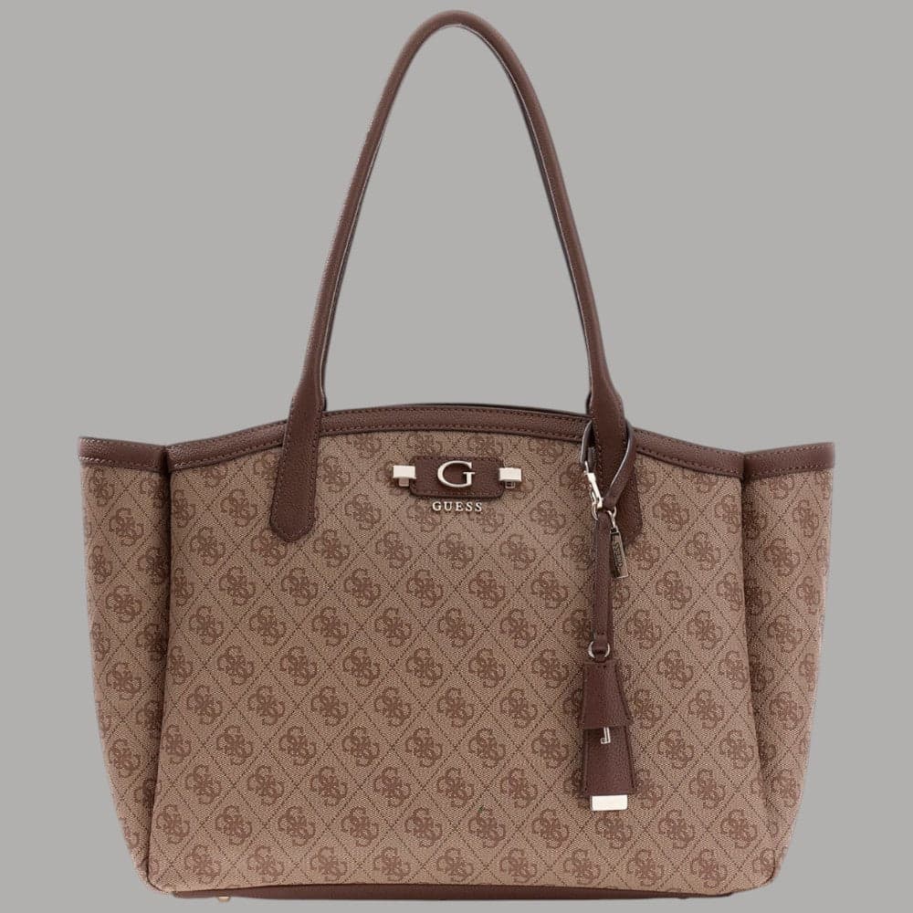 Borsa tote Guess Lindsey con logo e chiusura zip - 8