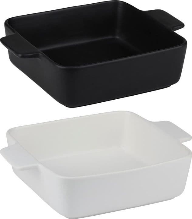 Alpina - Pirofila quadrata in ceramica 26,5x20,5x6,7 cm (bianca) - 4