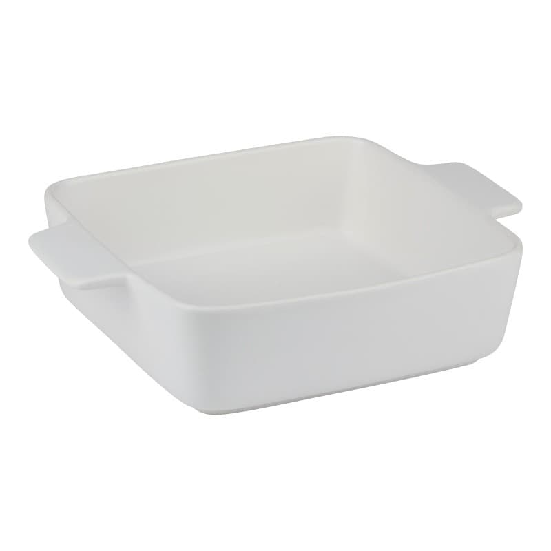 Alpina - Pirofila quadrata in ceramica 26,5x20,5x6,7 cm (bianca) - 5