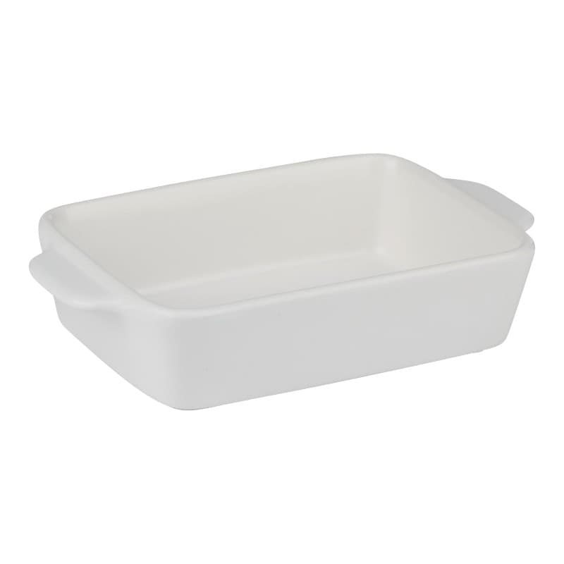Alpina - Pirofila rettangolare in ceramica 21,8x13,2x5 cm (bianca) - 5