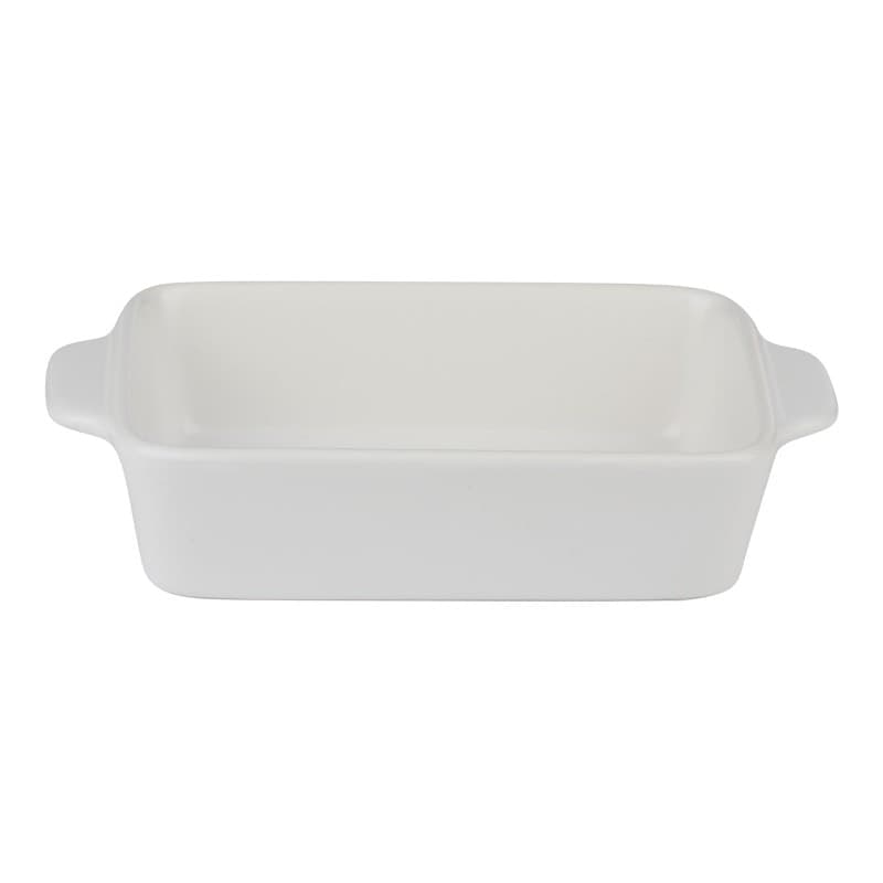 Alpina - Pirofila rettangolare in ceramica 21,8x13,2x5 cm (bianca) - 6