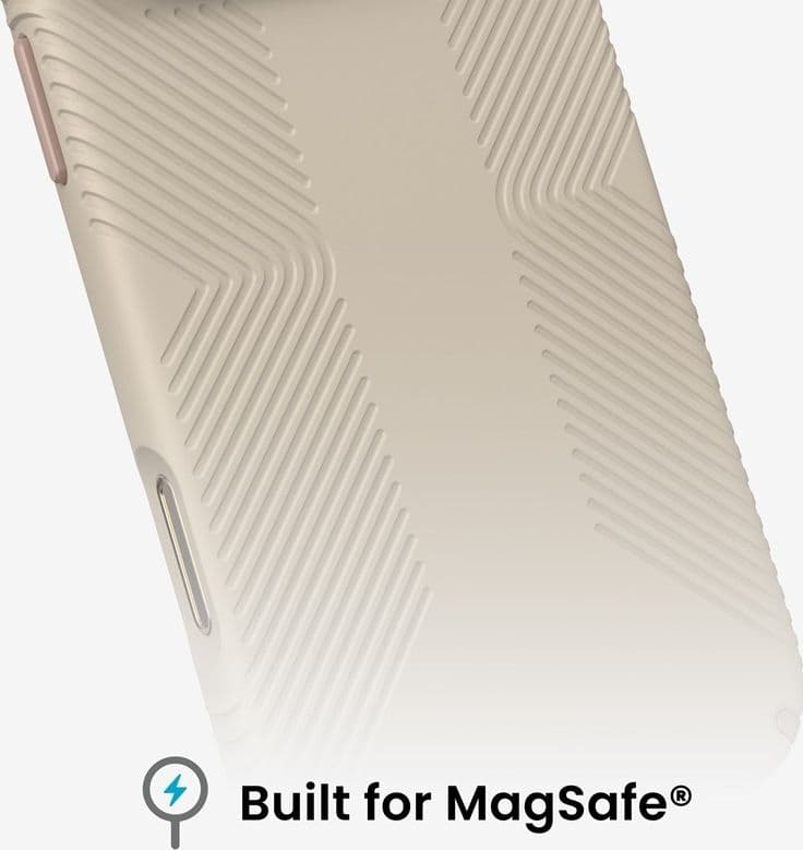 Speck Presidio2 Grip MagSafe - Custodia per iPhone 18 Pro / 17 Pro (Papiro) - 4