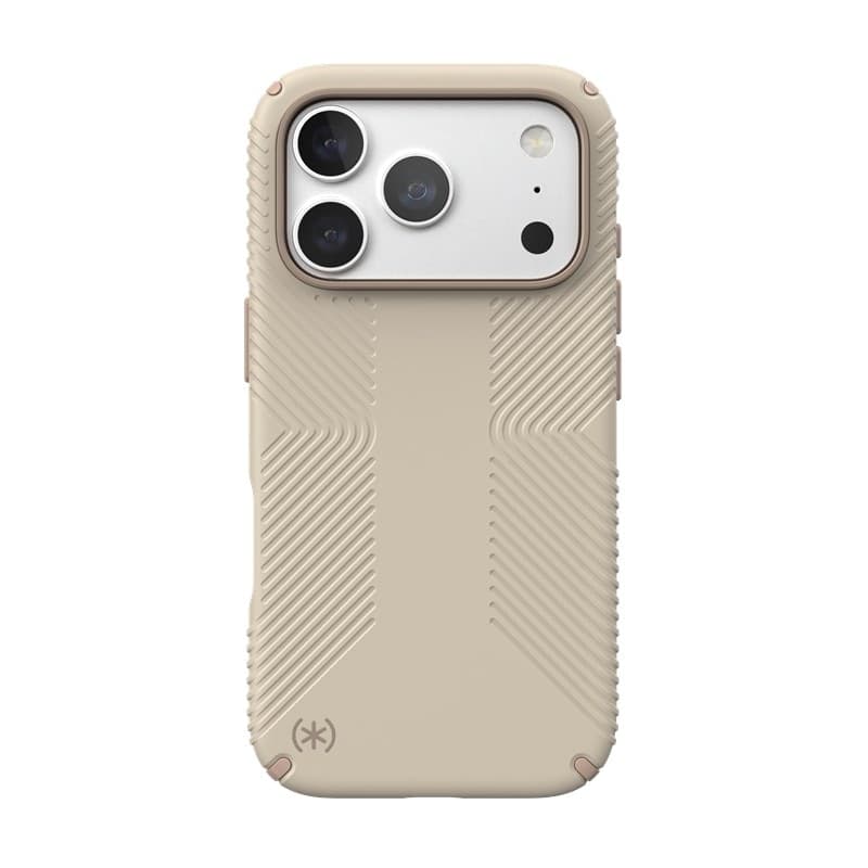 Speck Presidio2 Grip MagSafe - Custodia per iPhone 18 Pro / 17 Pro (Papiro) - 7