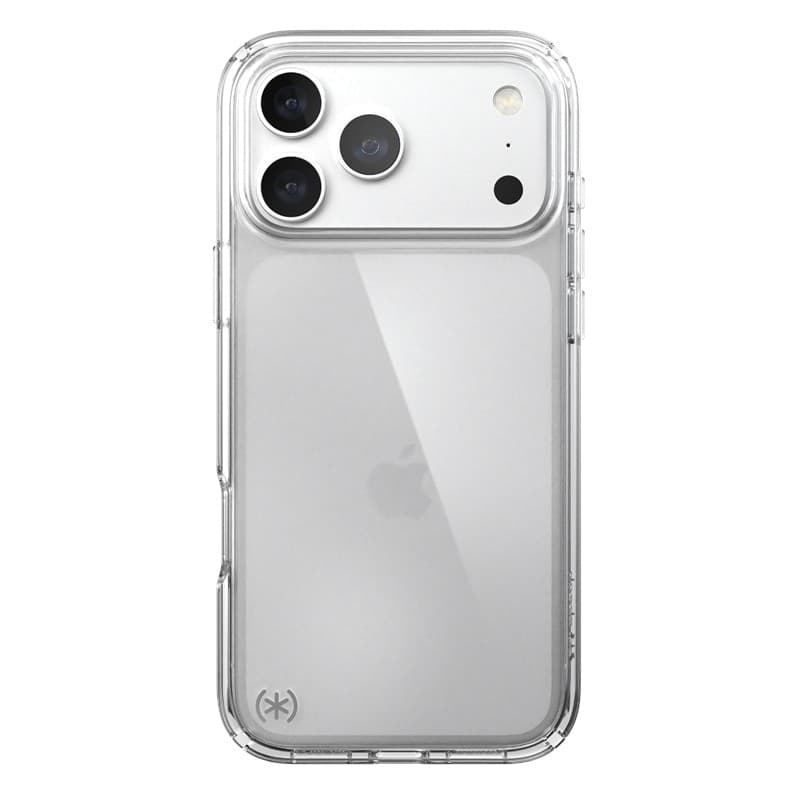 Speck Presidio Perfect Clear - Custodia per iPhone 18 Pro Max / 17 Pro Max (Trasparente) - 11