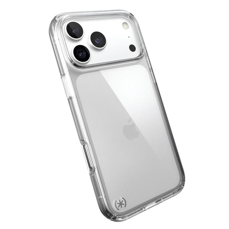 Speck Presidio Perfect Clear - Custodia per iPhone 18 Pro Max / 17 Pro Max (Trasparente) - 6