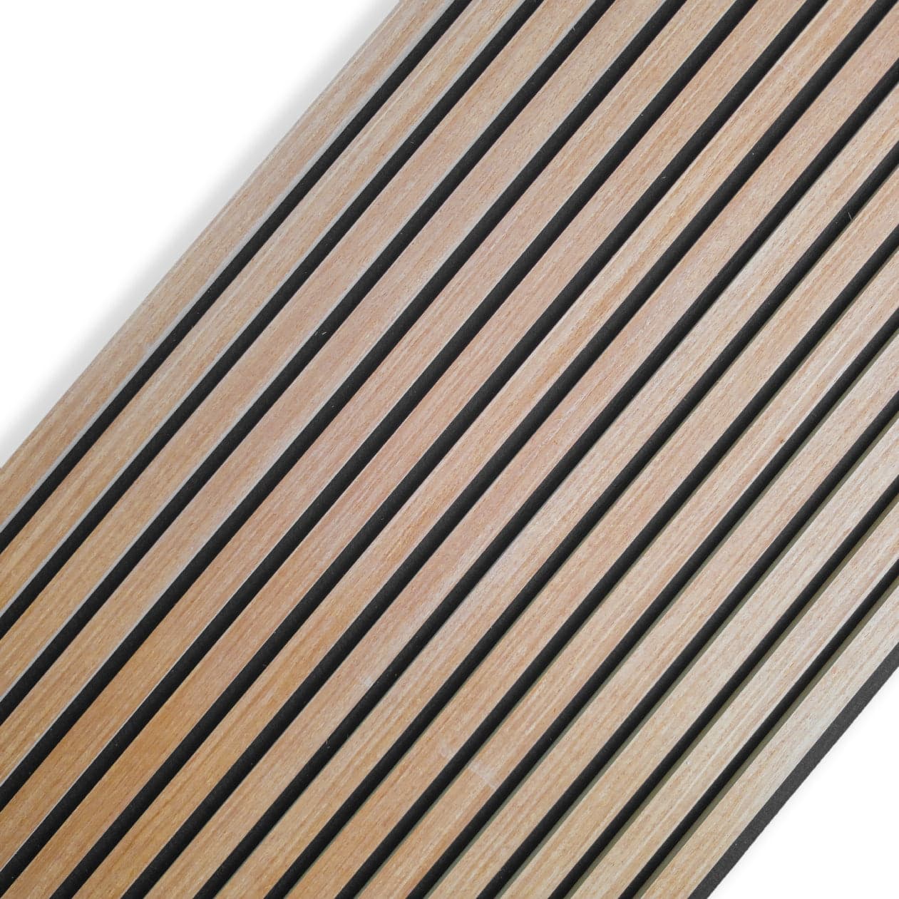 Pannello Acustico a Lamelli Castagno in Vero Legno, Fibra di Legno e Feltro 12x600x2900 mm – 1,74 m² - 7