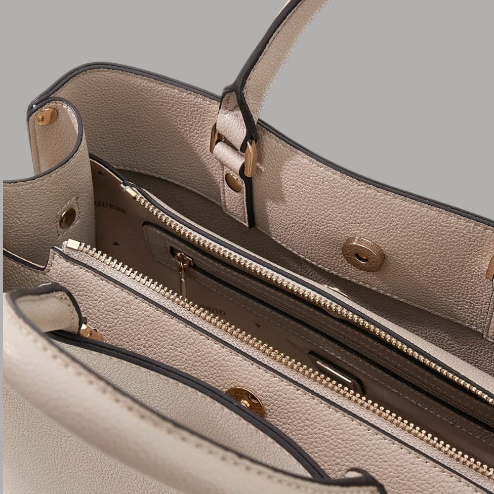 Borsa a mano Guess Meridian con tracolla e logo triangolo - 3