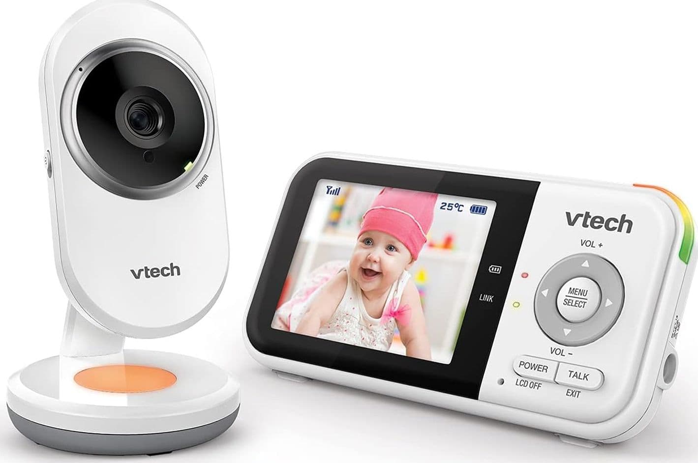Video Baby Monitor per Neonati Schermo a Colori da 2.8 Pollici Telecamera con Visione Notturna Automatica Luce Notturna e Audio Bidirezionale - 5