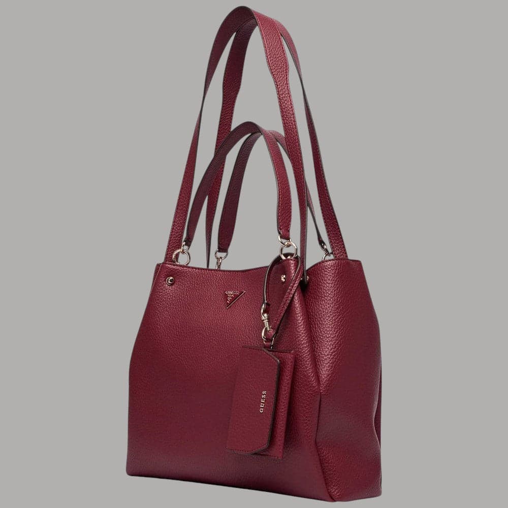 Borsa tote Guess Lorella con borsellino logo staccabile - 7