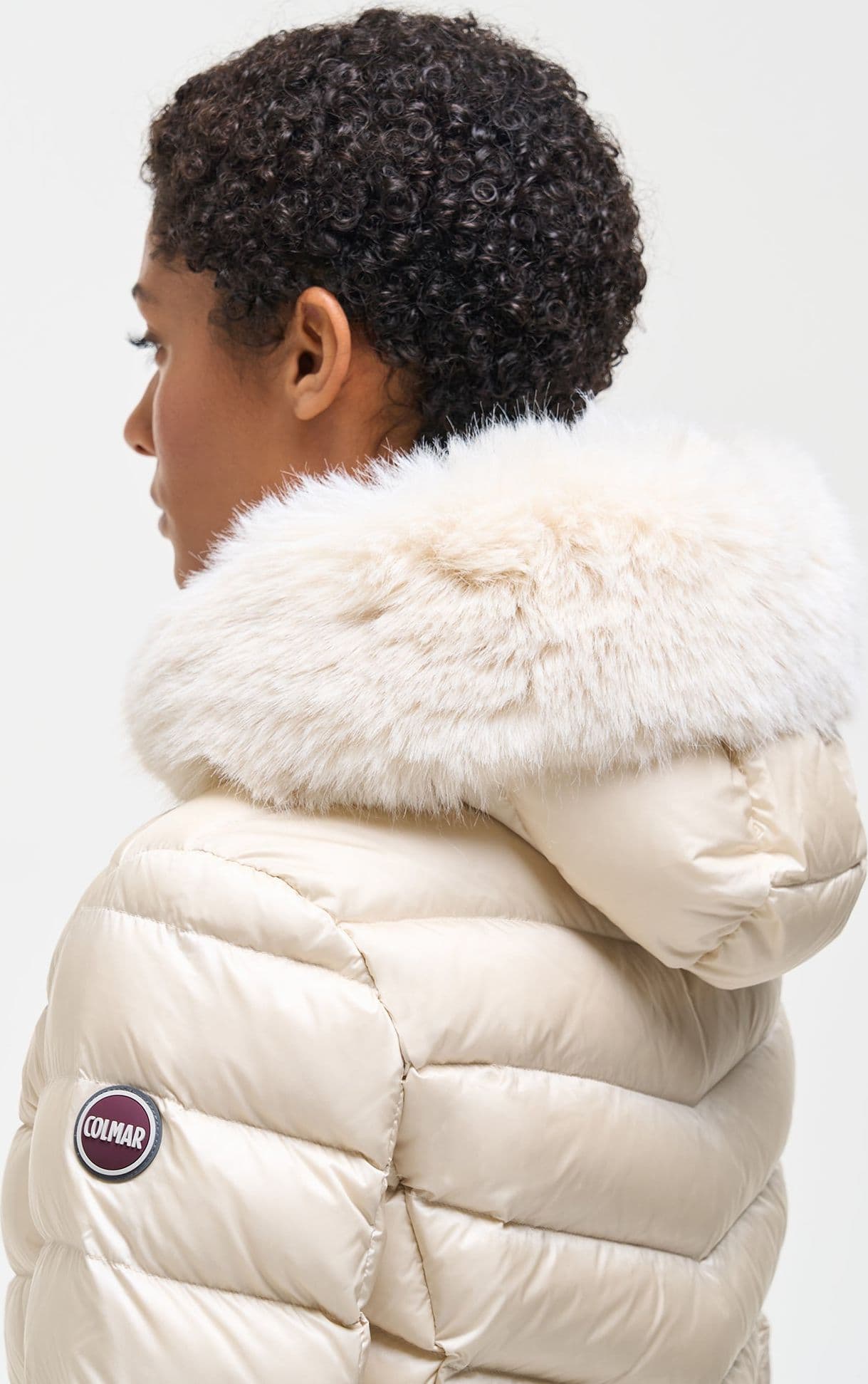 Colmar Piumino donna con cappuccio in pelliccia sintetica 22000019E 2YO 56 - 3