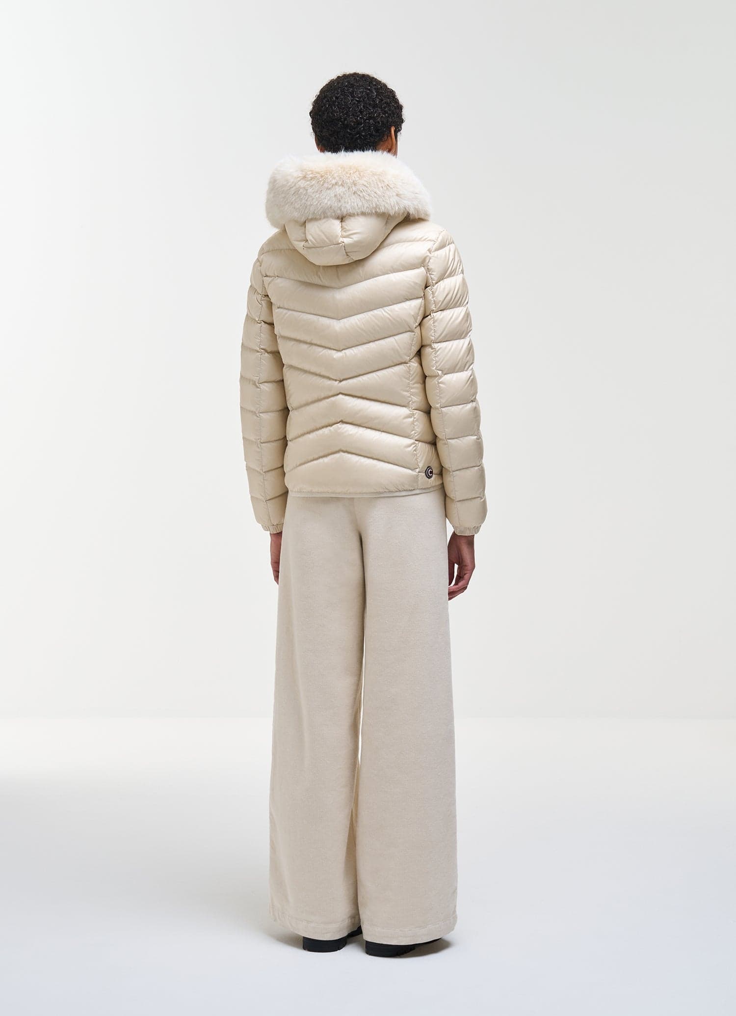 Colmar Piumino donna con cappuccio in pelliccia sintetica 22000019E 2YO 56 - 4
