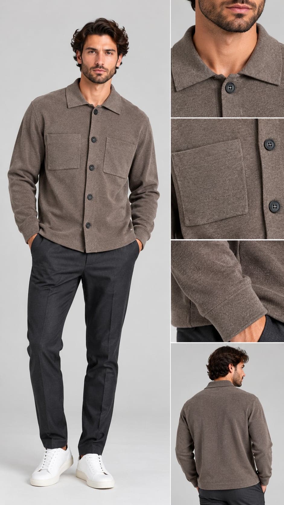 Overshirt punto stoffa - 2