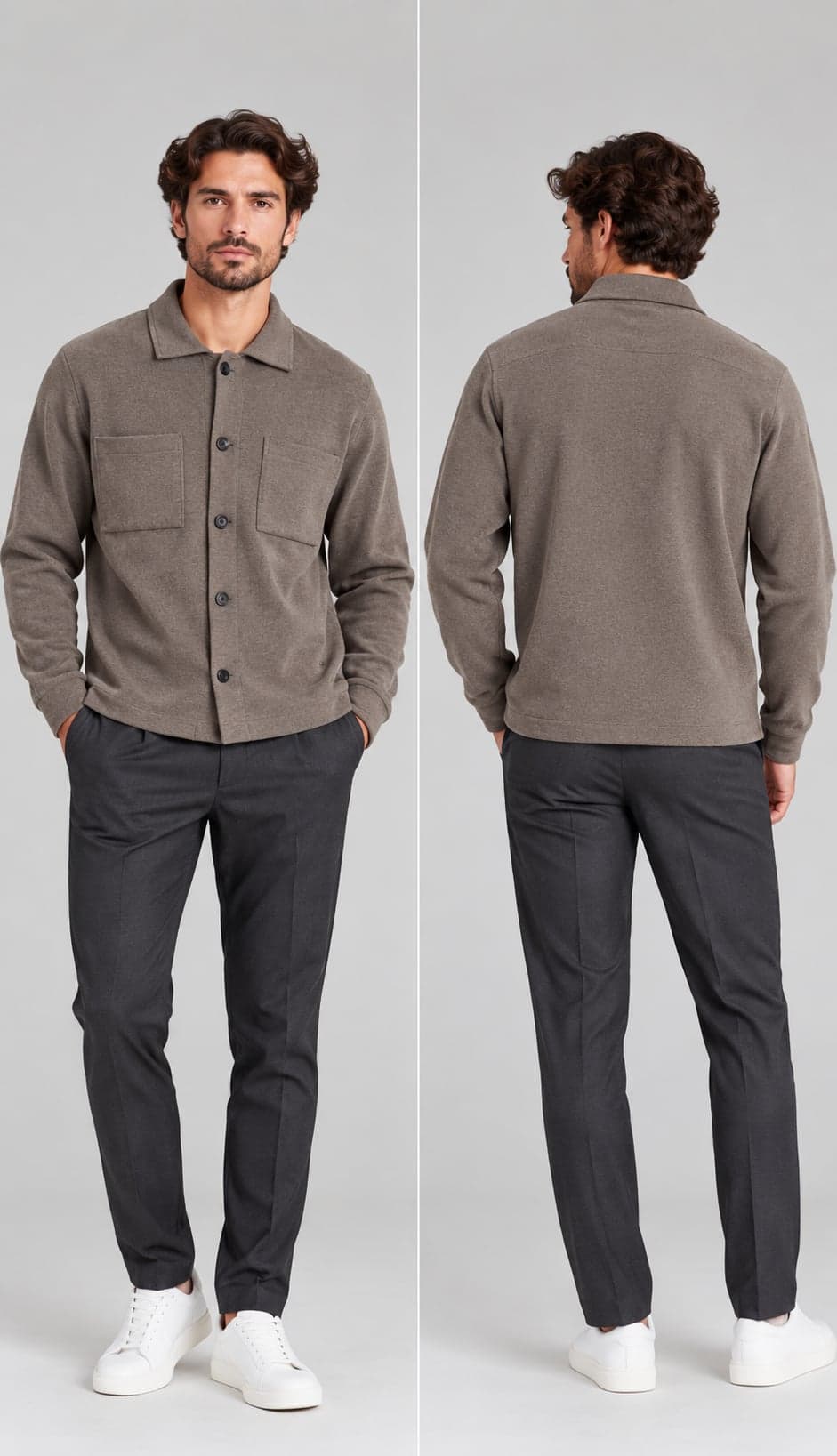 Overshirt punto stoffa - 3