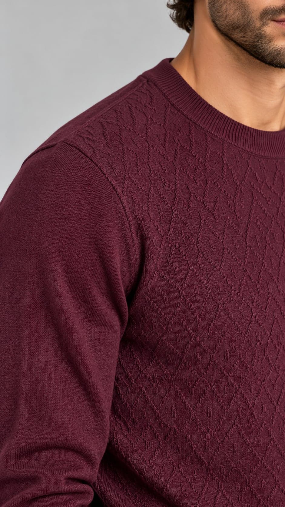 Pull girocollo viscosa cashimere - 3