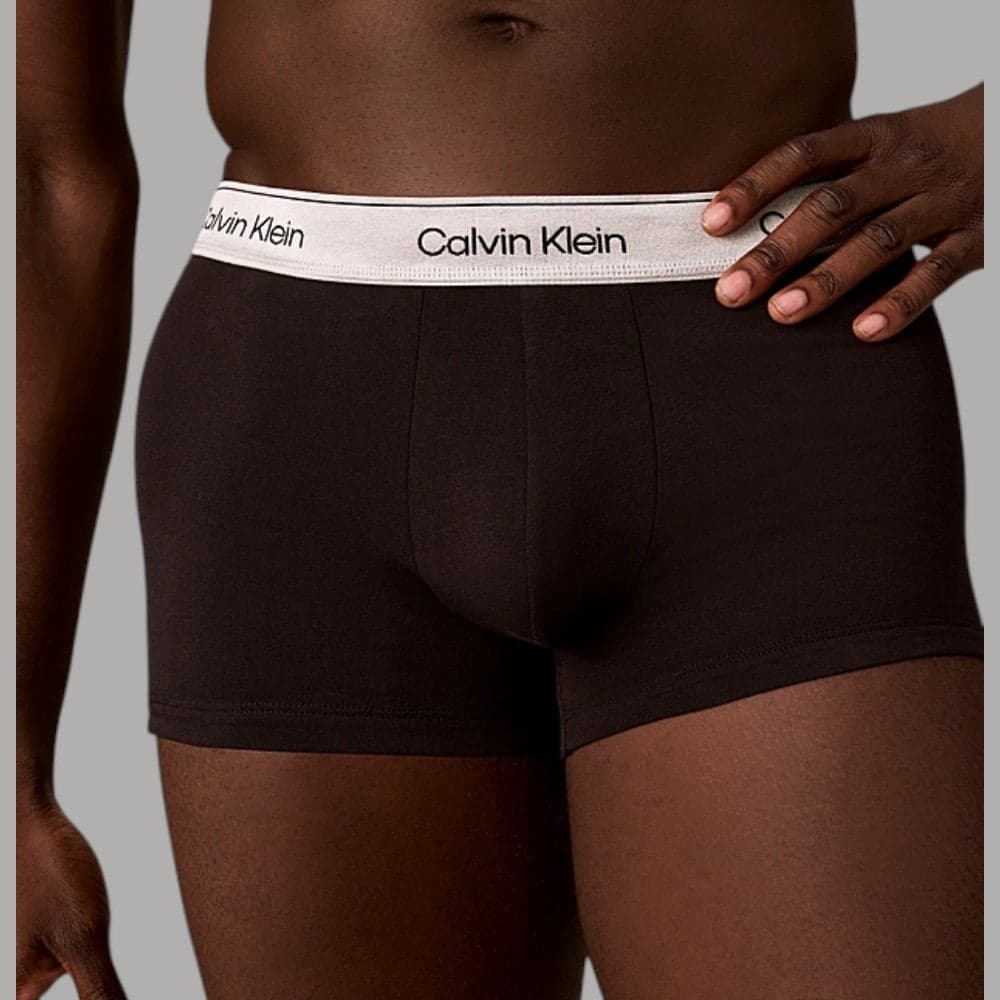Boxer Calvin Klein Pack 3 con Fascia Metallica - 4