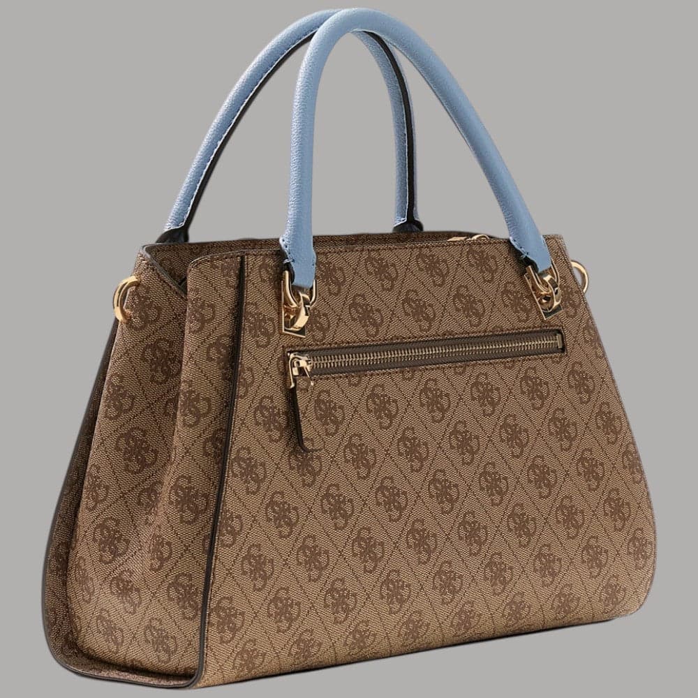 Borsa a tracolla Guess Noelle II con inserto a contrasto - 5