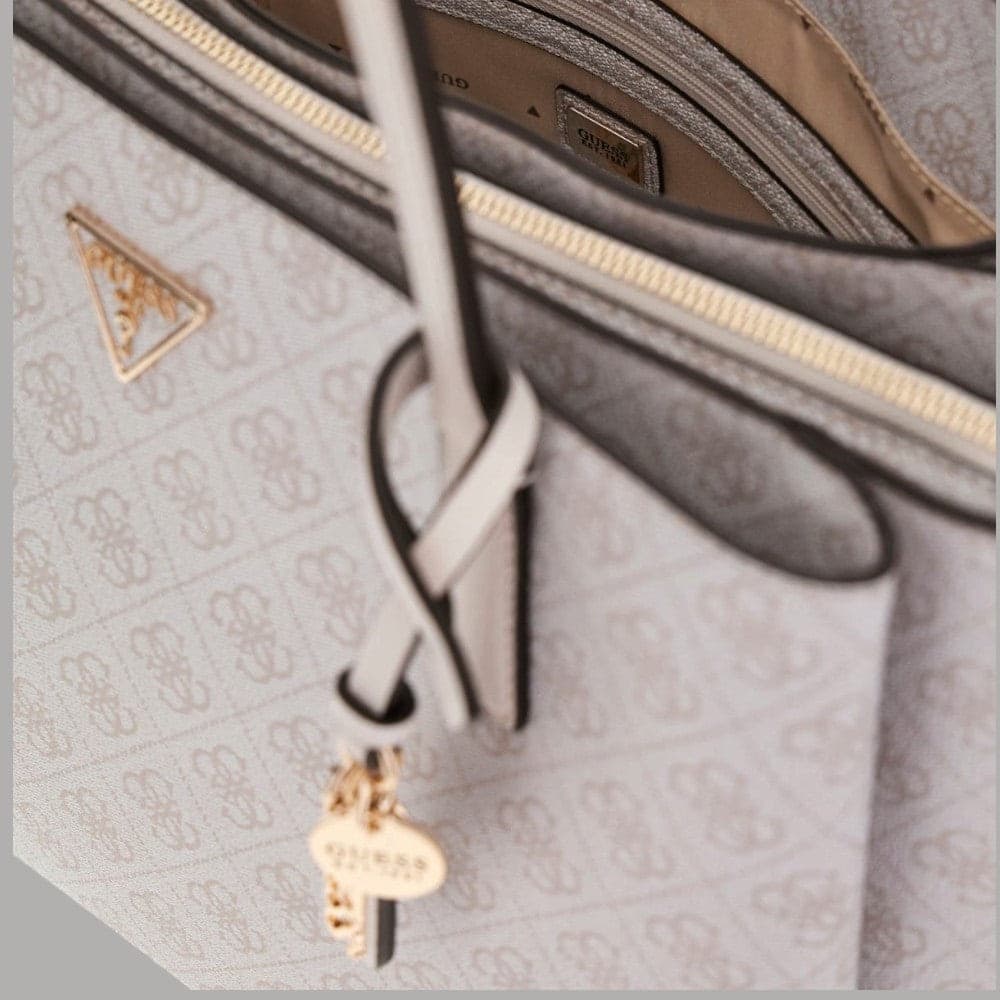 Borsa shopping Guess Noelle II con vano laptop e logo 4G - 3