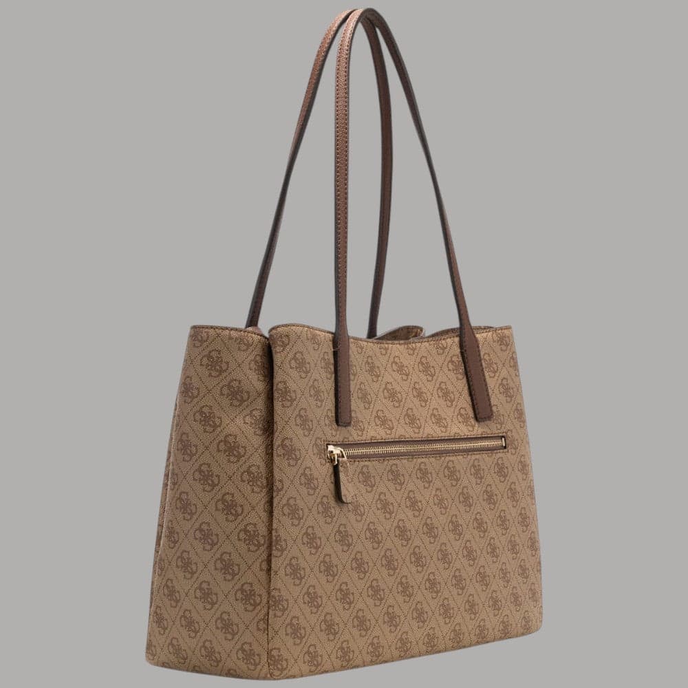 Borsa shopping Guess Noelle II con vano laptop e logo 4G - 5