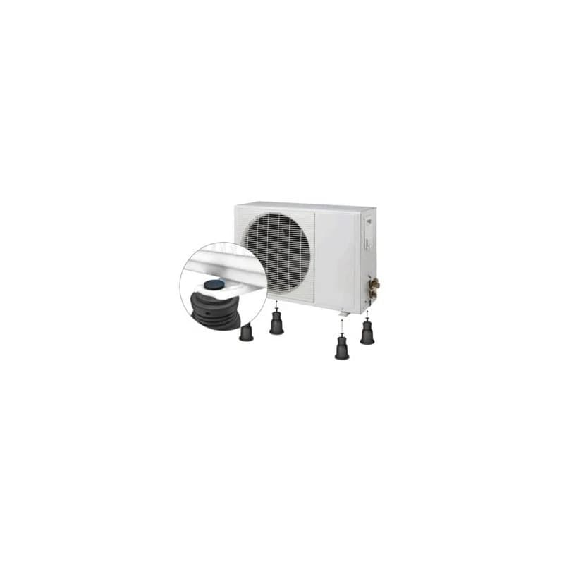 4 PZ SUPPORTI PAVIMENTO D.100- Nero base D. 100- VECAM- pezzi 1 - 2