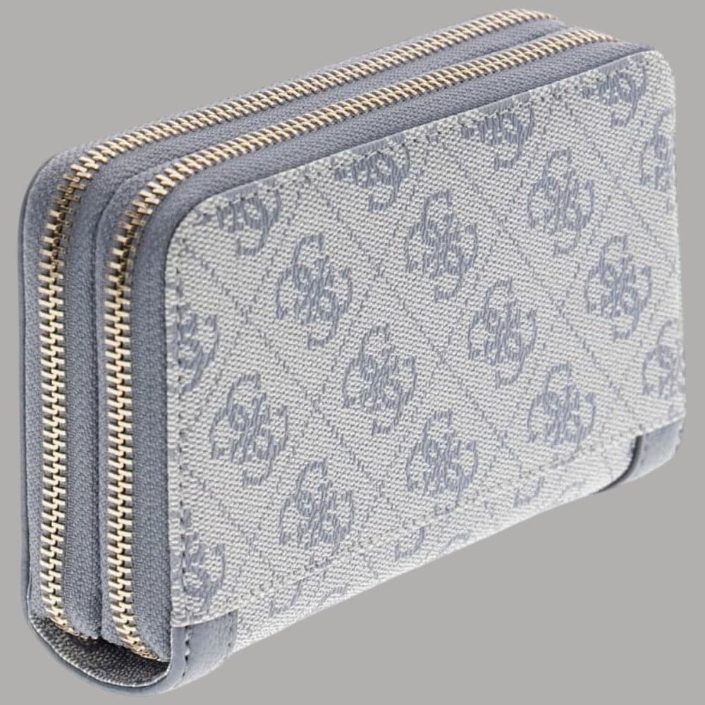 Portafoglio medio Guess Lindsey con doppia zip - 11
