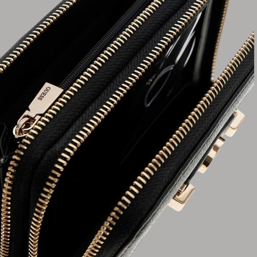 Portafoglio medio Guess Lindsey con doppia zip - 4