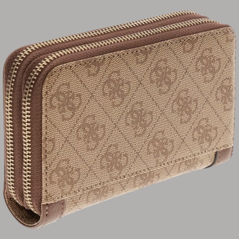 Portafoglio medio Guess Lindsey con doppia zip - 7