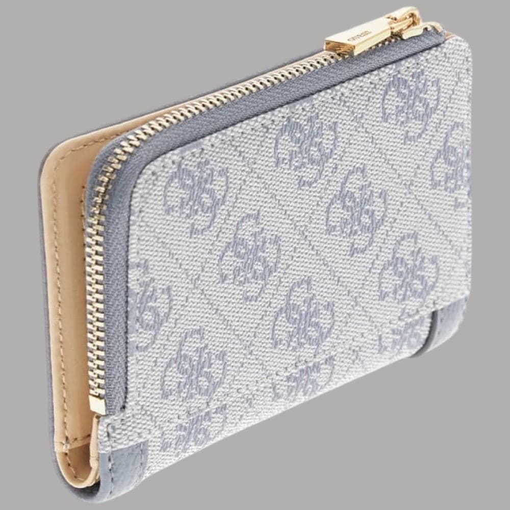 Portacarte Guess Lindsey con zip around nero - 6