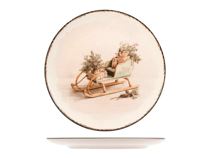 Servizio Piatti Tender Light 18 Pezzi in Stoneware - Set Tavola per 6 Persone con Piatti Piani, Fondi e Dessert, Design Coupe Elegante e Raffinato H&H - 2