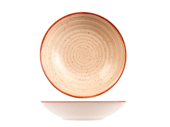 Servizio Piatti Natalizio Joyful Tradition 18 Pezzi in Stoneware - Set Tavola per 6 Persone con Piatti Piani, Fondi e Dessert, Design Coupe Elegante e Decorativo H&H - 3