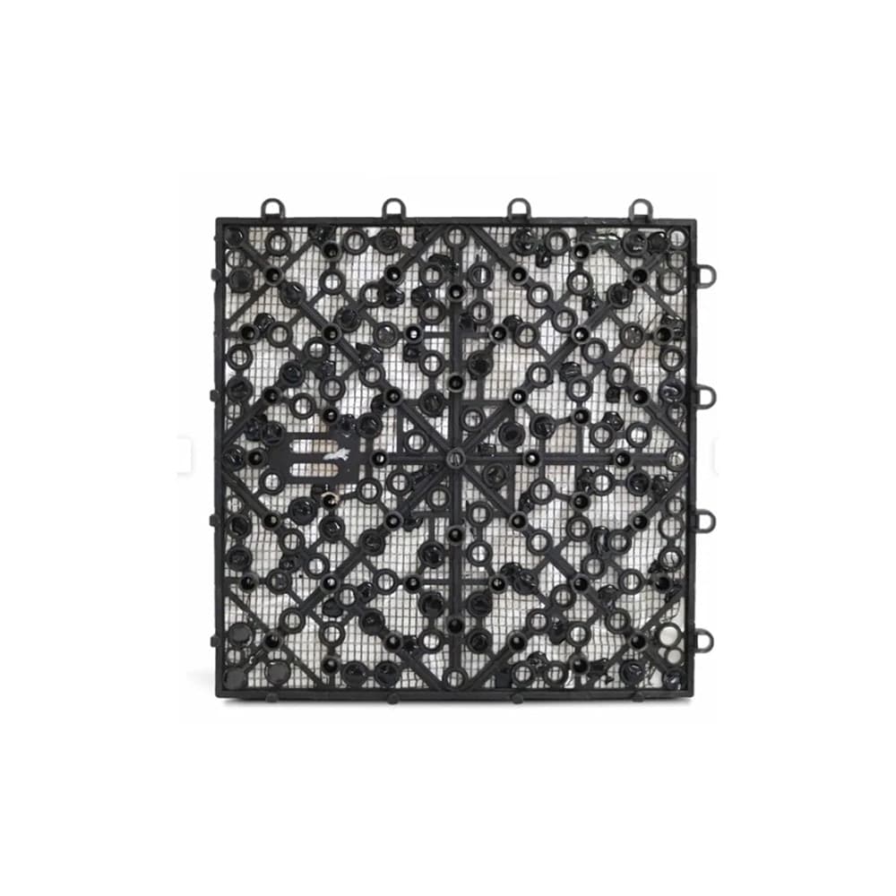 PIASTRELLA GIARDINO EFFETTO MARMO PIETRE BIANCO NERO PAVIMENTO ANTISCIVOLO INCASTRO 73562 - 4