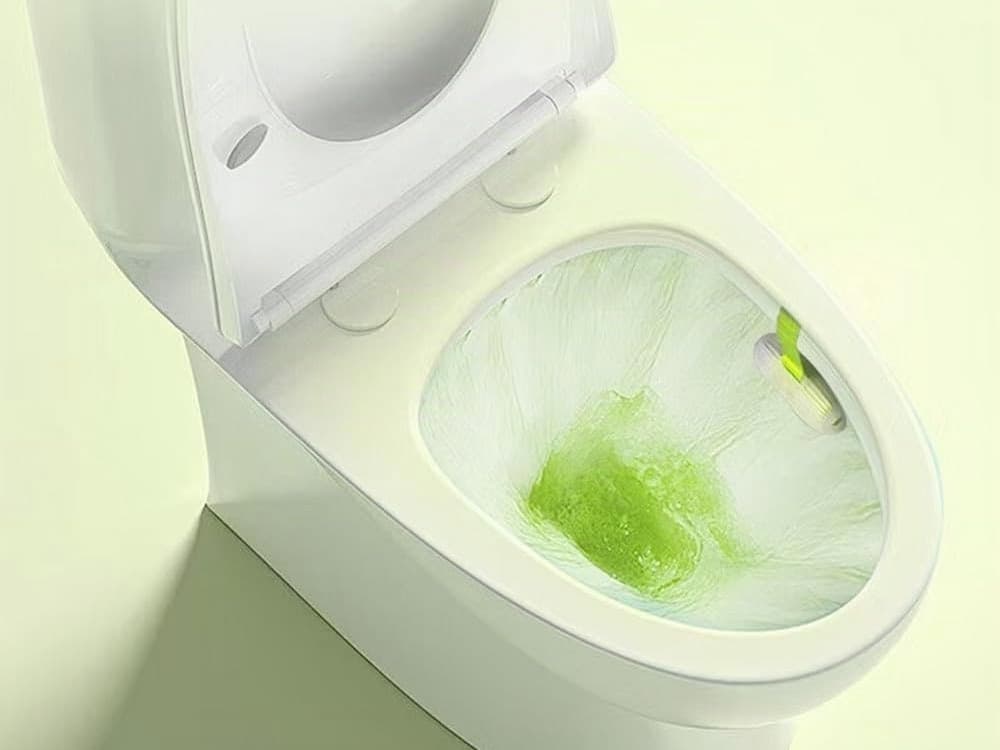 SET DETERGENTE PER WC A CESTELLO APPENDIBILE 3 IN 1 BASTONCINI PROFUMATI CON AROMA LIME - 3