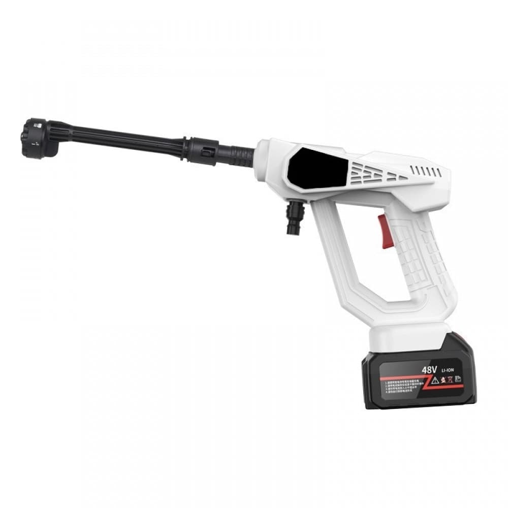 IDROPULITRICE PORTATILE PISTOLA CON UGELLO MULTIFUNZIONE 6 IN 1 BATTERIA 48 V VALIGETTA - 3