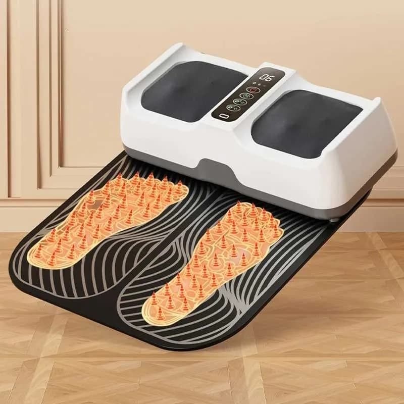 MASSAGGIATORE PLANTARE MULTIFUNZIONE RICARICABILE USB RULLO PIEDI RIFLESSOLOGIA A IMPULSI - 9
