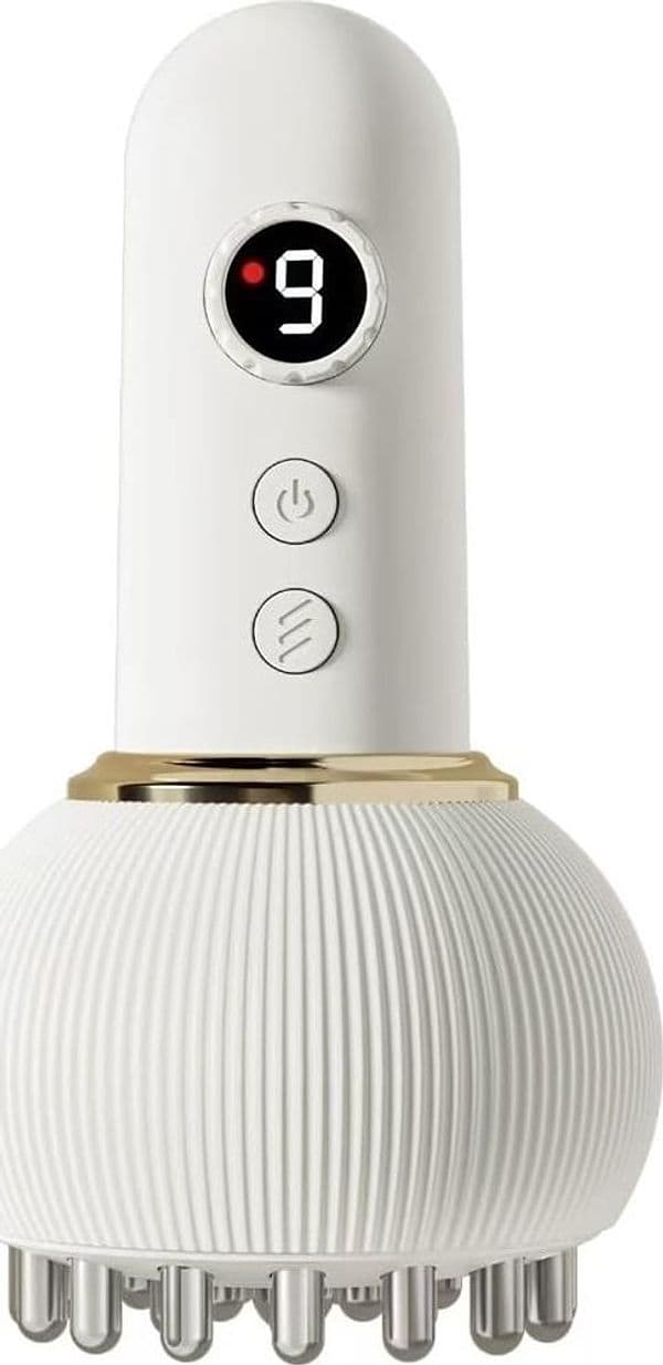 MASSAGGIATORE ELETTRICO INTELLIGENTE RICARICABILE USB PORTATILE CORPO SPAZZOLA MERIDIANA - 5