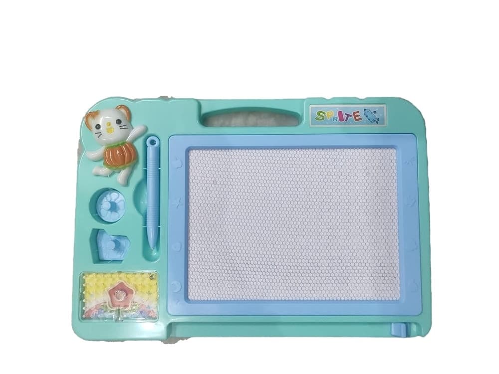 LAVAGNA MAGICA BAMBINI CANCELLABILE PER DISEGNARE SCRIVERE TIMBRINI PENNA MAGNETICA 07680 - 3