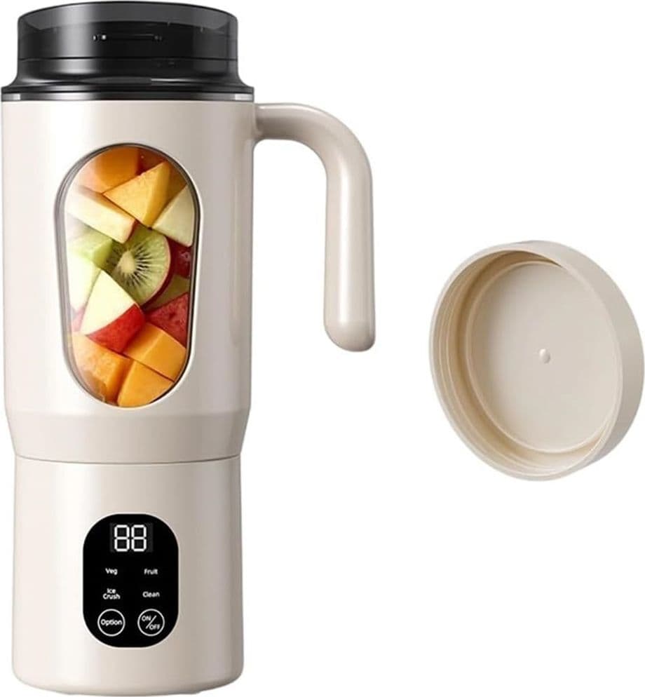 SPREMIAGRUMI PORTATILE FRULLATORE TAZZA DA VIAGGIO RICARICABILE CON DISPLAY LED HS-960 - 8