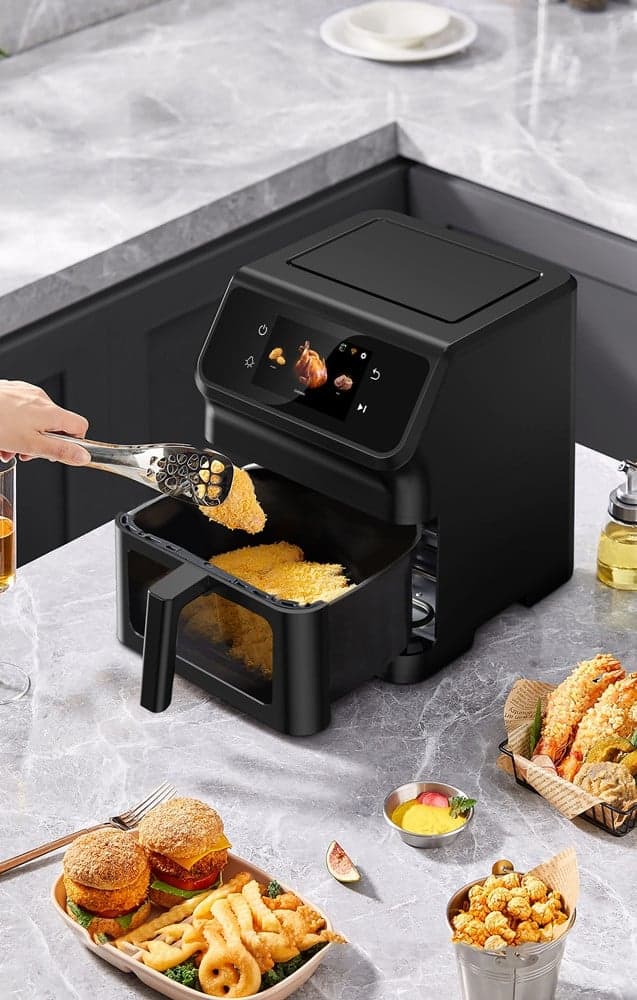 FRIGGITRICE AD ARIA DA 6,5LT 1800W SCHERMO TOUCH DIGITALE CON RICETTARIO CONNESSIONE WI-FI - 9
