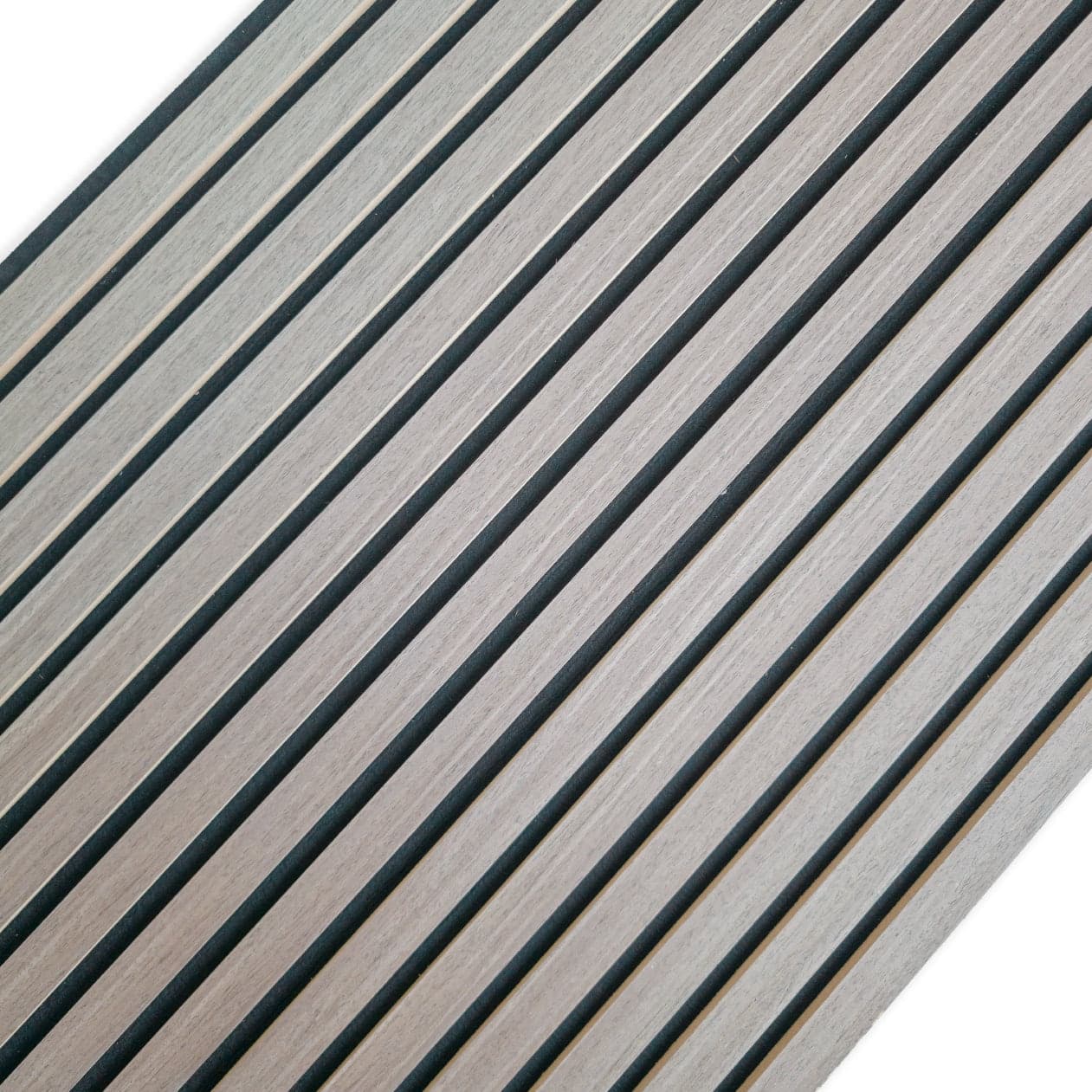 Pannello Acustico a Lamelli in Vero Legno di Noce, Fibra di Legno e Feltro 12x600x2900 mm – 1,74 m² - 7