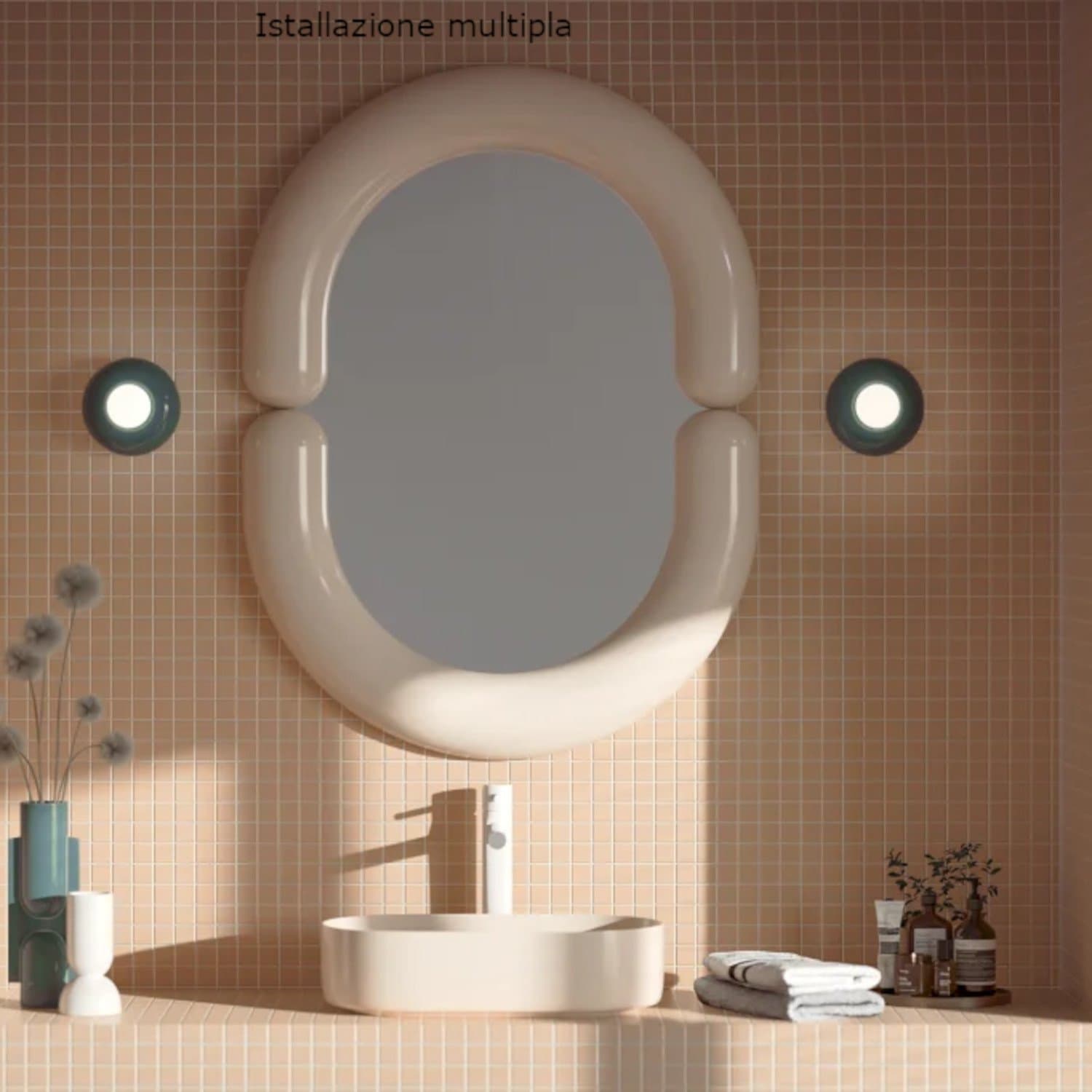 Applique Ferroluce Decò BUMBUM C2768 G9 LED ceramica IP44 - 3