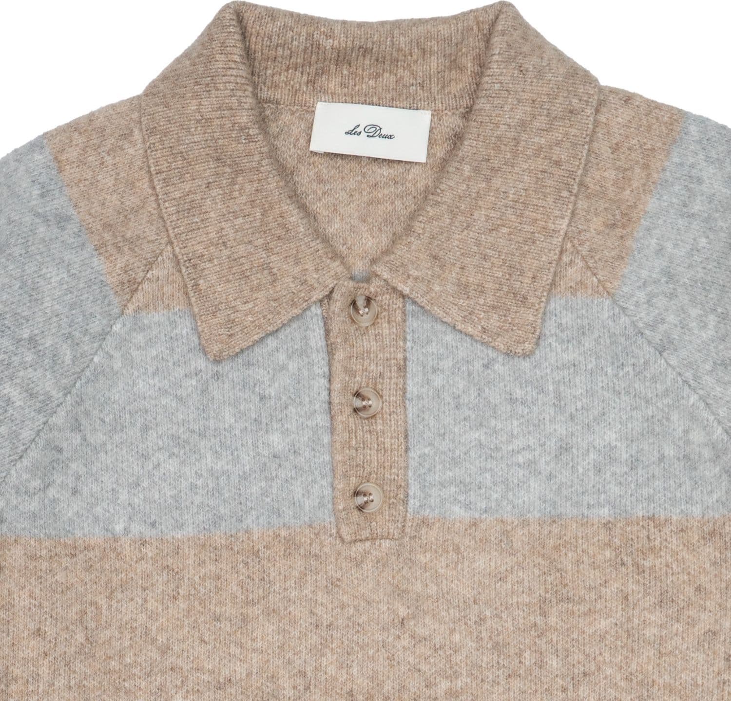 LES DEUX Polo Uomo Les Deux Striped Melange Knitted - 2