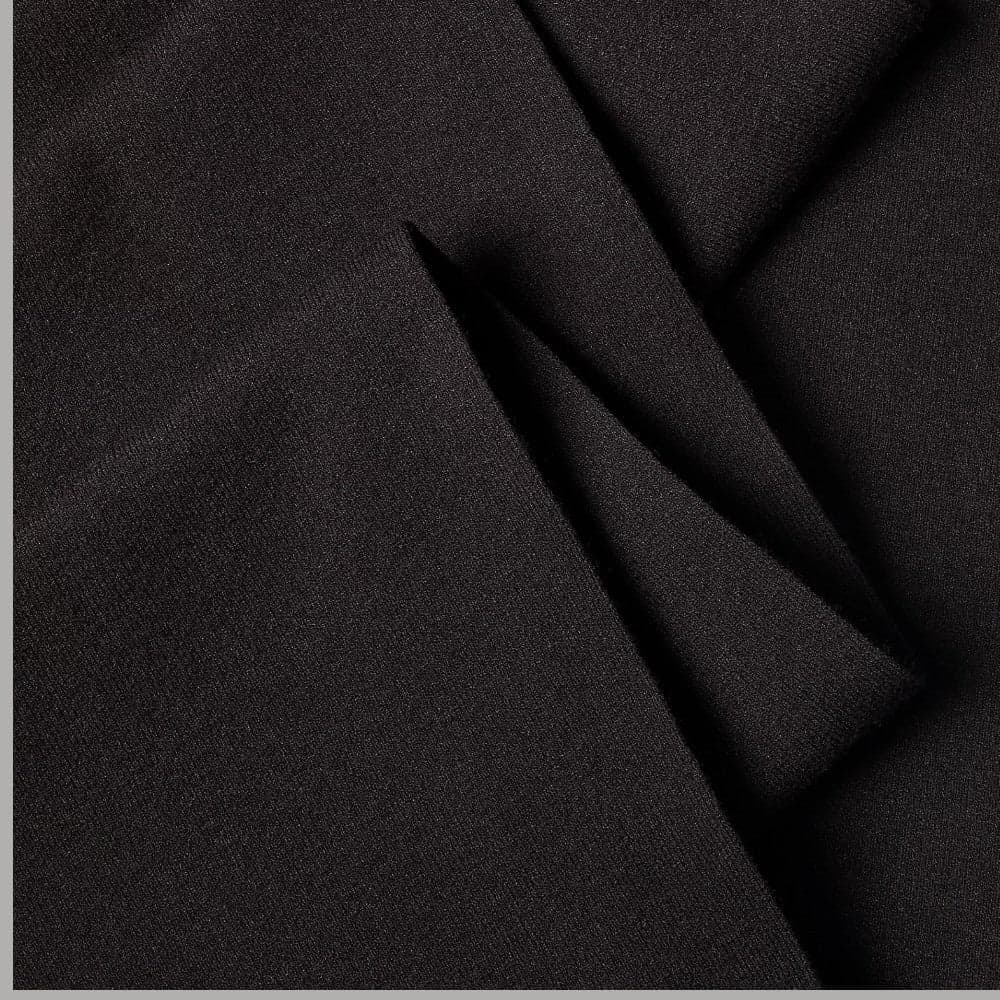 Sciarpa Calvin Klein a costine con monogramma ricamato Nero - 4