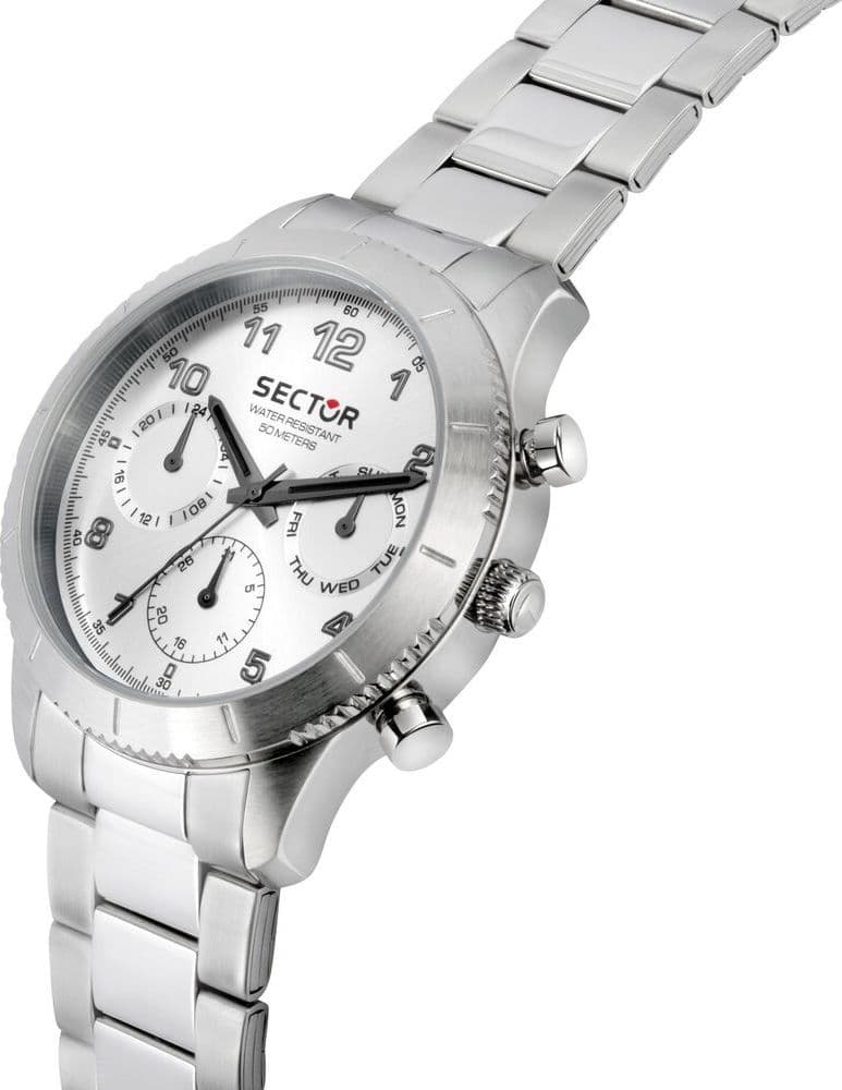 Orologio Sector 270 Uomo Multifunzione Silver (R3253578013) - 2
