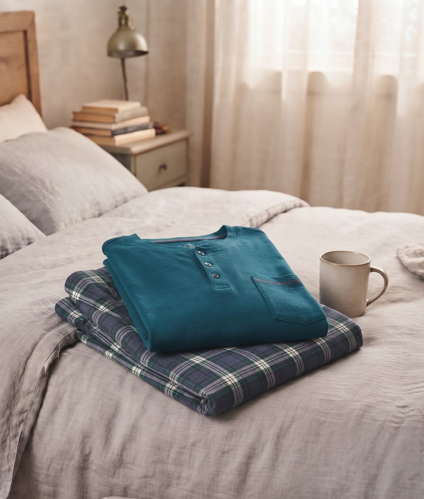 SK1237PLU - Pigiama Autunno/Inverno Uomo - Karel - 4