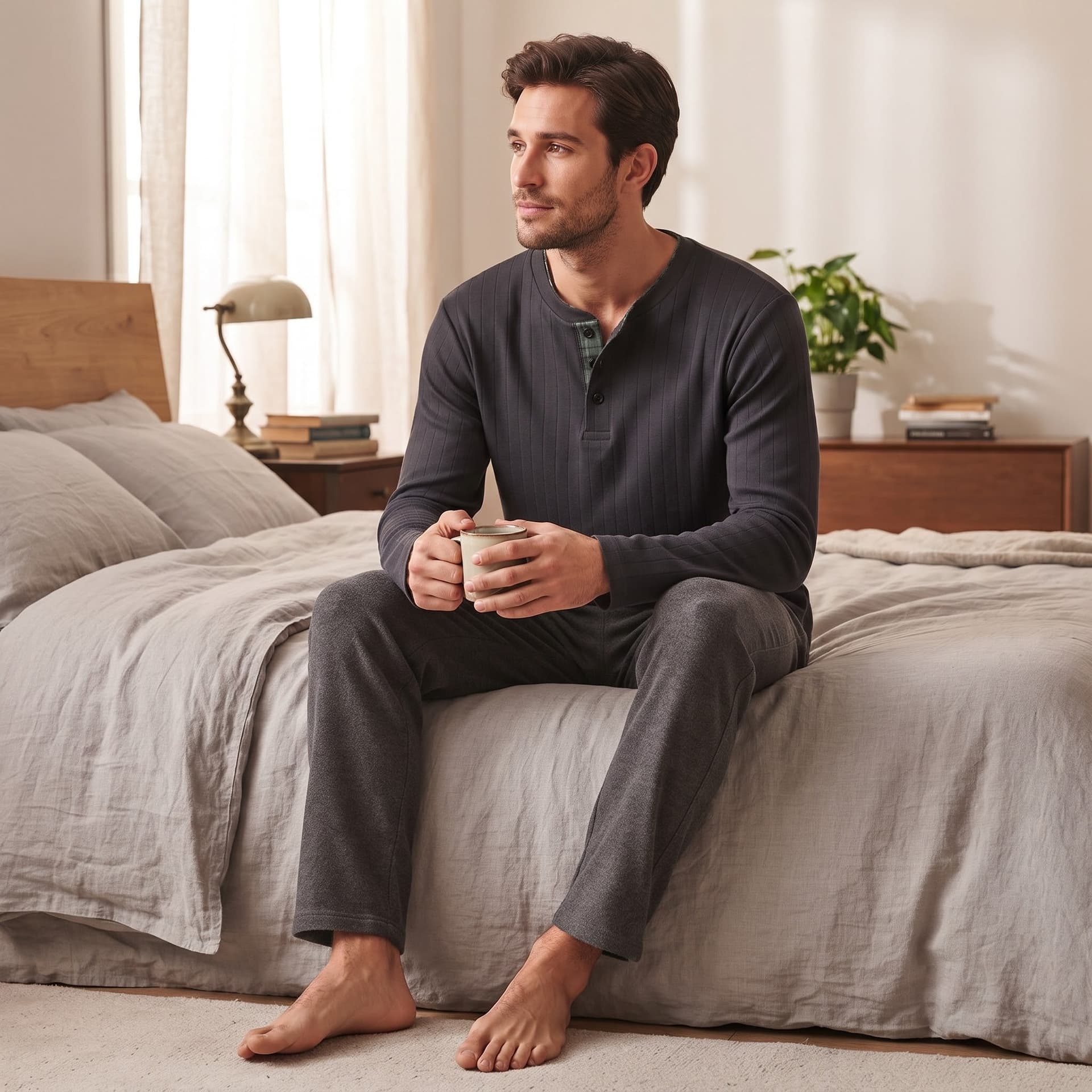 PK1447PLU - Pigiama Autunno/Inverno Uomo - Karel - 3