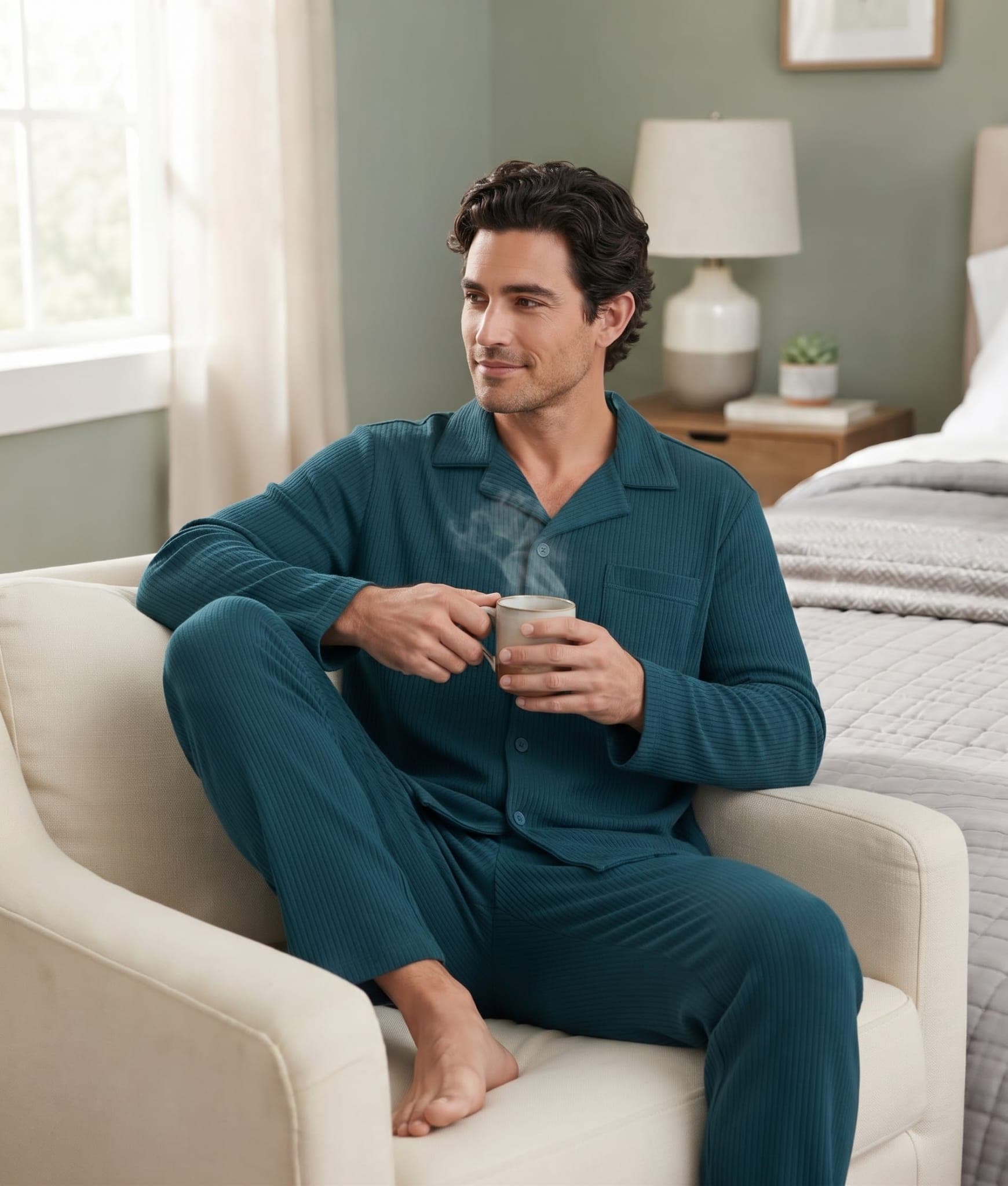 PK1445PLUA - Pigiama Autunno/Inverno Uomo - Karel - 3