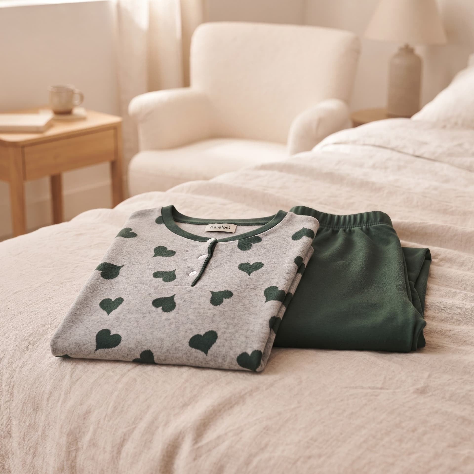 Pigiama Autunno/Inverno Donna Karel SK1311PLD M 30% COT 65% POL 5% AF - 2